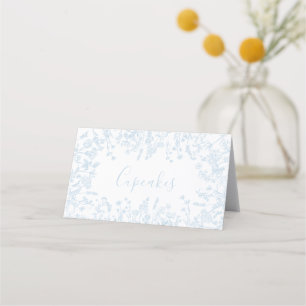 Tarjetas de colocación de Chinoiserie Azul
