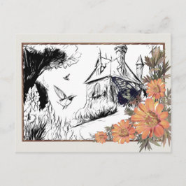 Tarjetas de coloreado para aves | Postales pintabl