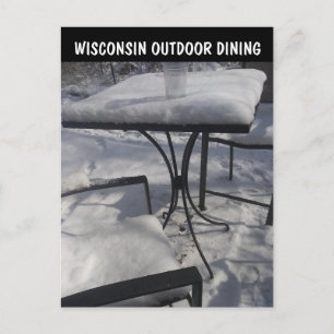 TARJETAS DE COMEDOR AL AIRE LIBRE DE FUNNY WISCONS