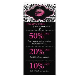 Tarjetas de comercialización Damask Litros rosas