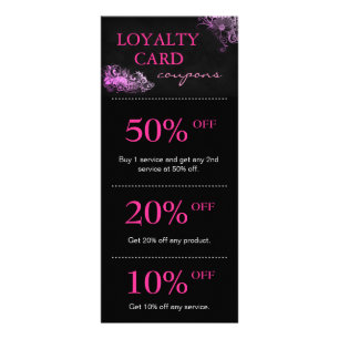 Tarjetas de comercialización de Salon Floral Rosa