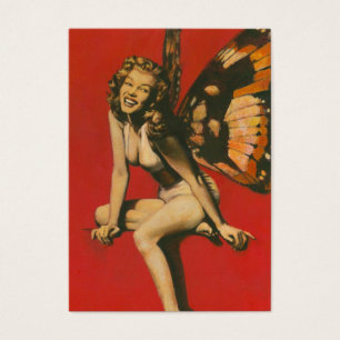 Tarjetas de comercio de hadas del artista del