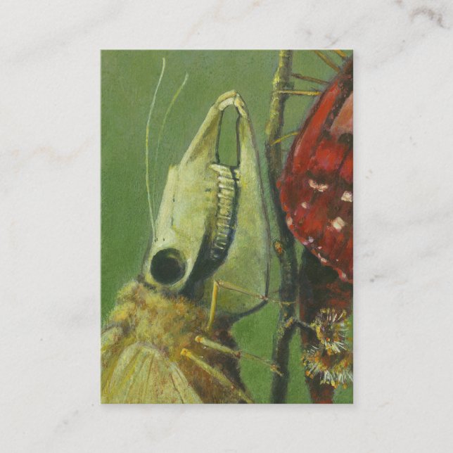 Tarjetas de comercio góticas de los artistas de la (Anverso)