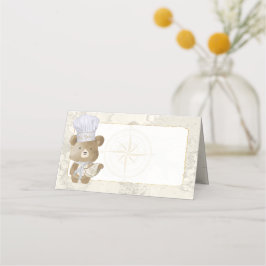 Tarjetas de comida Baby Shower Buffet