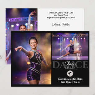 Tarjetas de Competición de Autógrafos de Danza Jaz