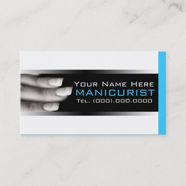 Tarjetas De Compra Para Salones Nail (Anverso)