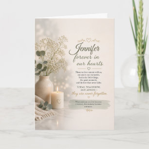 Tarjetas de Condolencias Personalizadas