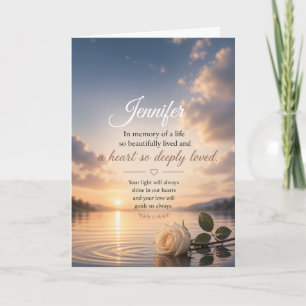 Tarjetas de Condolencias Personalizadas