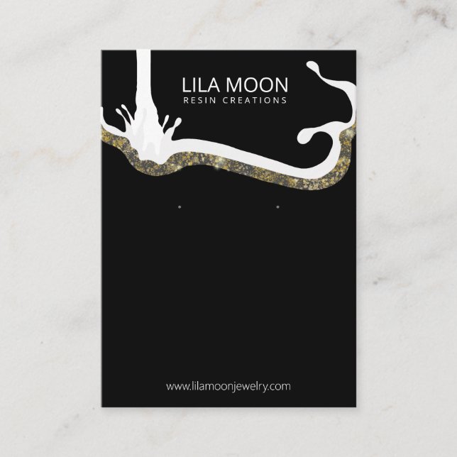 Tarjetas De Conducción Para Joyería De Resina (Anverso)