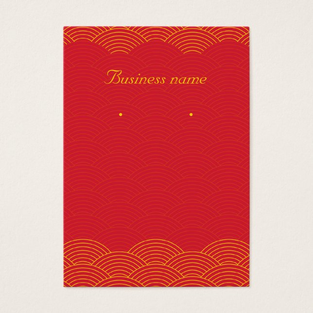 Tarjetas de conexión de fondo rojo (Frente)