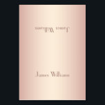 Tarjetas de configuración de Rubor Place Vintage<br><div class="desc">Personalizado simple vintage blush place de configuración tarjetas con texto de personalizable</div>