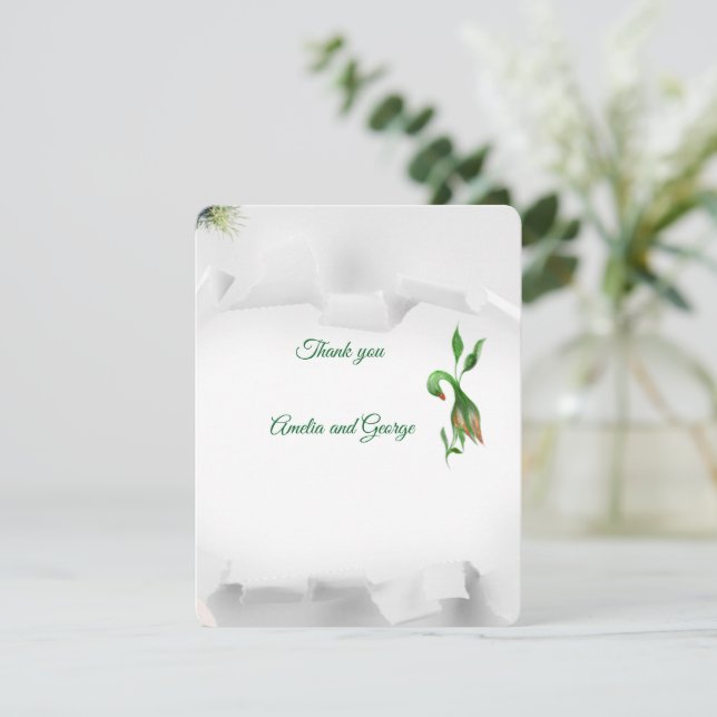 Tarjetas de confirmación (Anverso de pie)