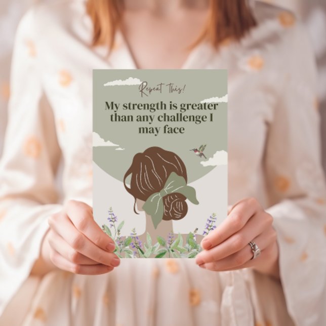 Tarjetas de confirmación positiva para el empodera (Girl power affirmation cards)