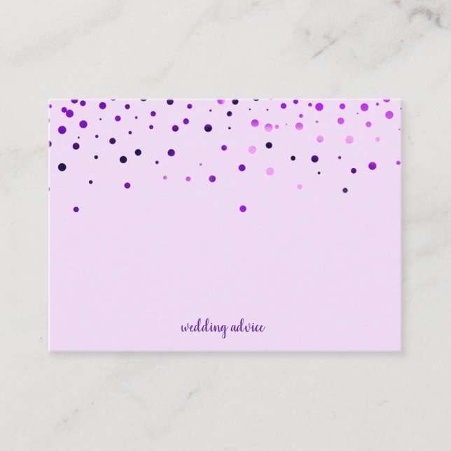 Tarjetas de consejo Boda en blanco, esposa, mami p (Anverso)