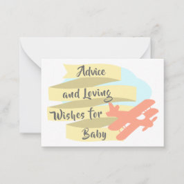 Tarjetas de consejo de aventuras para el bebé