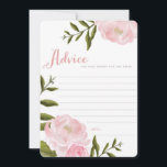 Tarjetas de consejo de Bodas florales románticos<br><div class="desc"></div>