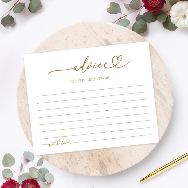 Tarjetas de consejo de ducha de novia de la caída  (Subido por el creador)
