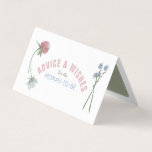 Tarjetas de consejo de flores silvestres de color<br><div class="desc">Tarjetas de Consejos Florales Silvestres de Colores Pastel de The Business Card Store.</div>