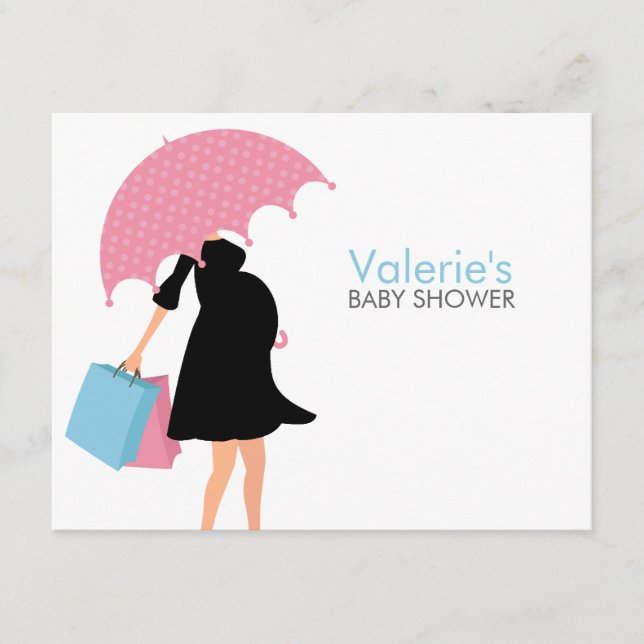 Tarjetas de consejo de mamá Baby Shower para mamá  (Anverso)