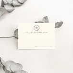 Tarjetas de consejo del Boda de la guirnalda monog<br><div class="desc">Diseñadas para coordinarse con nuestro boda de monograma de corteza blanca y las invitaciones a eventos en ciruela, estas pequeñas tarjetas en marfil cálido cuentan con un ilustracion de corona acuarela en berry de ciruela rica, con los tres monogramas iniciales de la pareja en su interior. Dejar una pila en...</div>