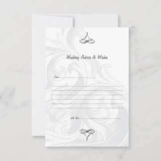 Tarjetas de consejo elegantes para Bodas de despla