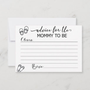Tarjetas de consejo personalizado para que mamá es