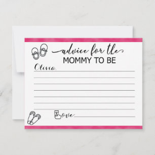 Tarjetas de consejo personalizado para que mamá es