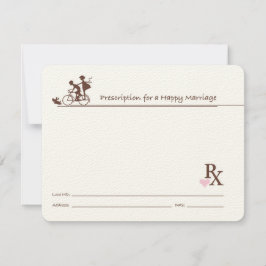 Tarjetas de consejo Rx Médica Prescripción Libro d