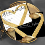 Tarjetas de consejos de Bodas minimalistas elegant<br><div class="desc">Consejos bodas y tarjetas de deseos para la novia y el novio,  Deseos para el Sr. y la Sra. - Ducha nupcial,  juegos de soltera.</div>