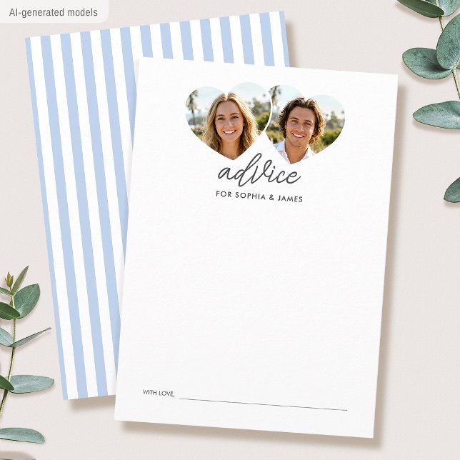 Tarjetas de consejos modernos para fiesta de boda  (Subido por el creador)