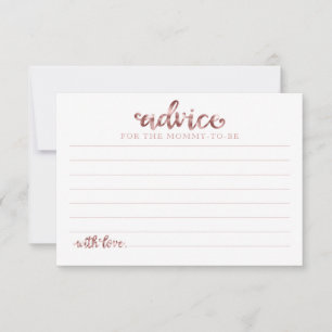 Tarjetas de Consejos para Baby Shower de Halloween