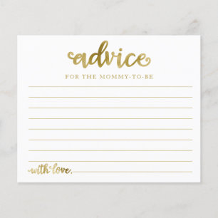 Tarjetas de Consejos para Baby Shower de Halloween