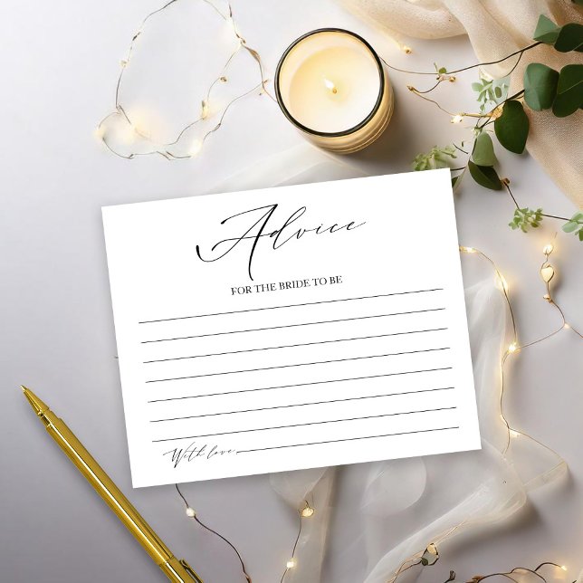 Tarjetas de Consejos para Despedida de Soltera con (Subido por el creador)