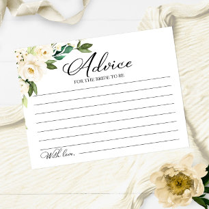 Tarjetas de Consejos para Despedida de Soltera con