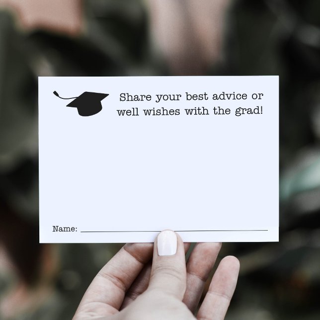 Tarjetas de Consejos para Fiesta de Graduación (Subido por el creador)