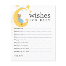 Tarjetas de consejos para la fiesta de Baby Bear