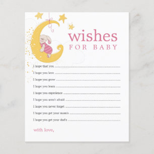 Tarjetas de consejos para shower de Baby Rabbit