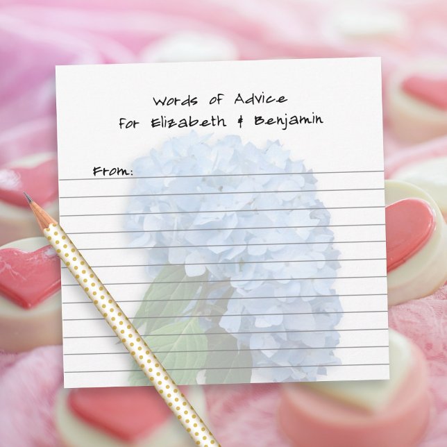 Tarjetas de consejos personalizadas de boda con fl (Subido por el creador)