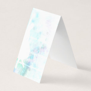 Tarjetas de consigna de carpas de ballet azul y bl