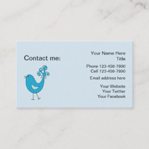 Tarjetas de Contacto de Redes Sociales