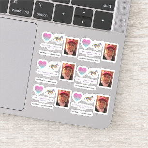 Tarjetas de contacto del planificador pegatina par