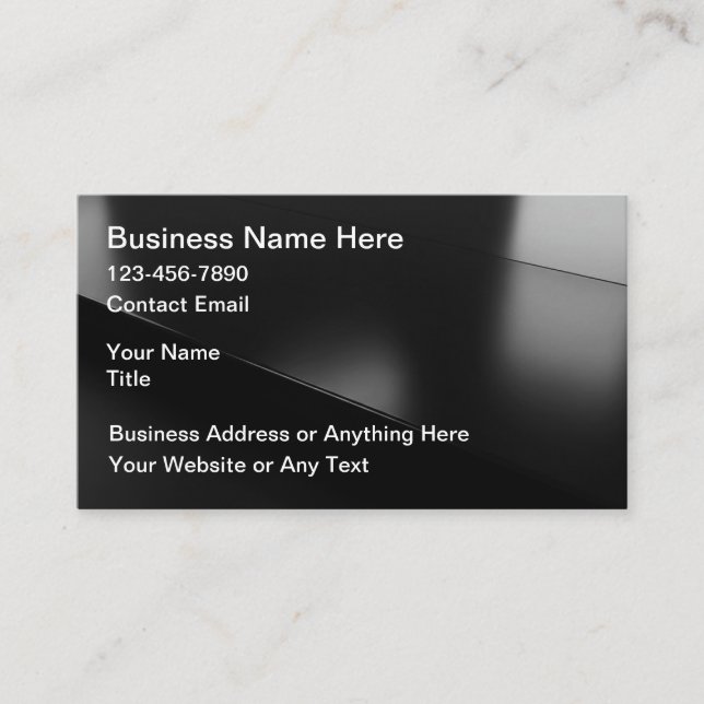Tarjetas de Contacto Empresariales Modernas Profes (Anverso)