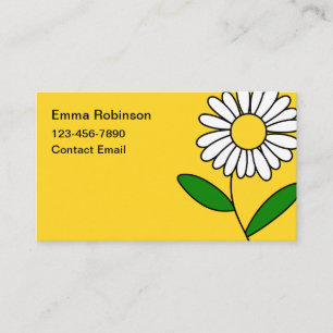 Tarjetas de contacto florales Ladies Bright