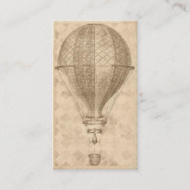 Tarjetas de contacto o de negocios con globo de va (Anverso)