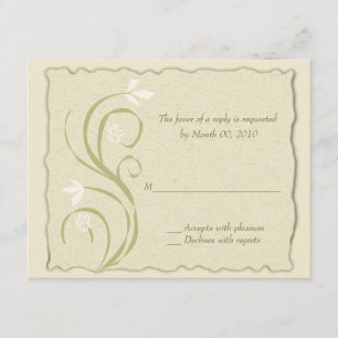 Tarjetas de contestación respetuosas del medio