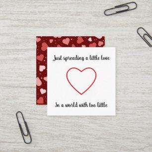 Tarjetas de Corazón de Ganchillo que Esparcen Amor