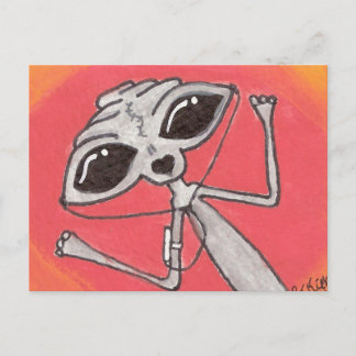Tarjetas de correo de Alien IPOD