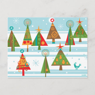 Tarjetas de correo de árboles de Navidad