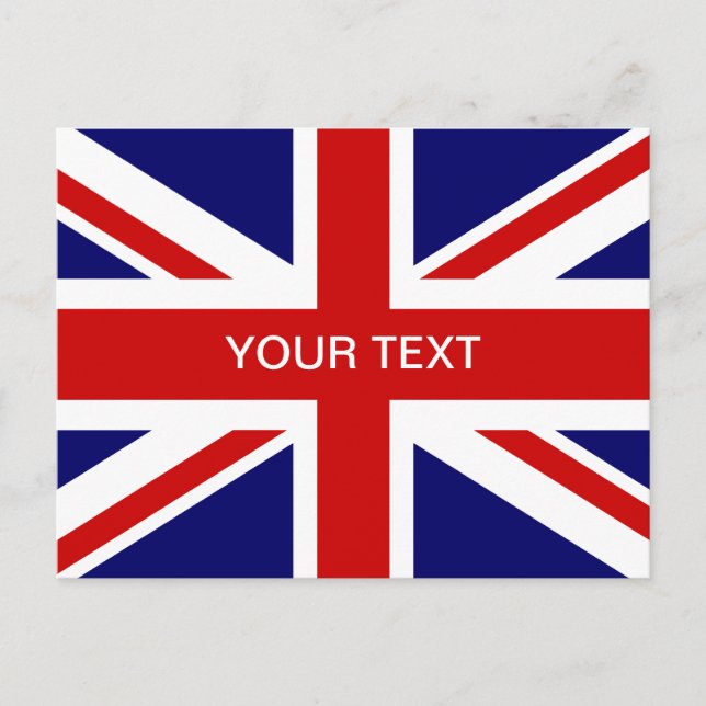 Tarjetas de correo de bandera británicas | Diseño  (Anverso)