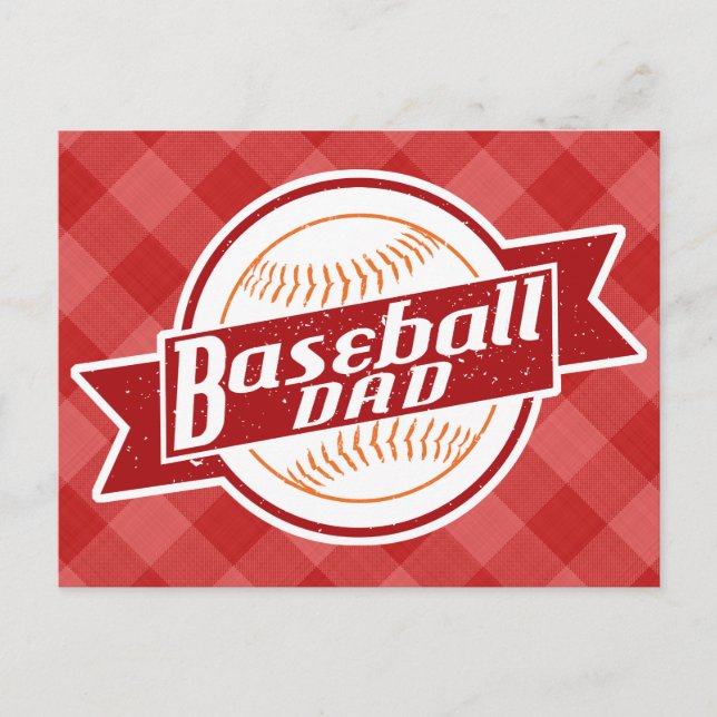 Tarjetas de correo de papá de béisbol (Anverso)